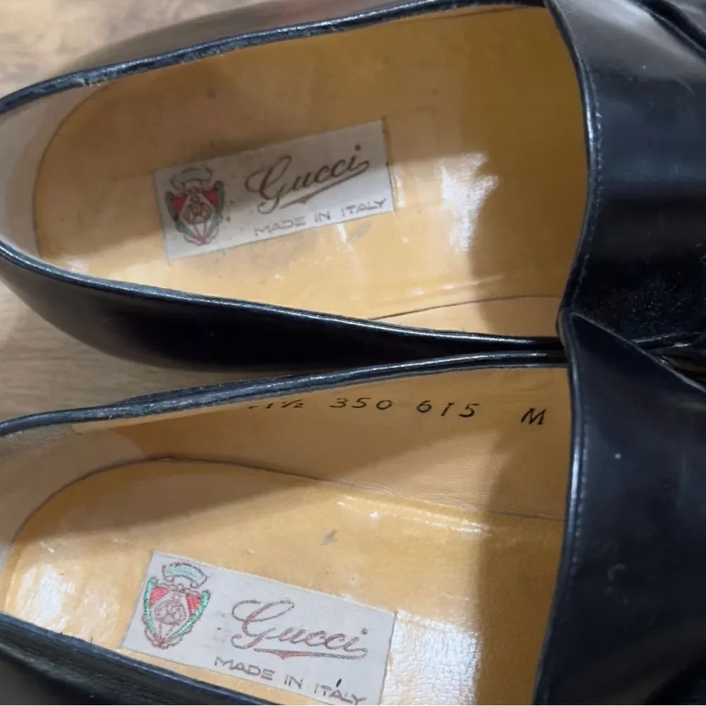 Gucci Men’s Vintage Classic Dress Shoes Size 41 1/2